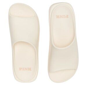 VS Pink Platform Slide Sandals NWT, Size M